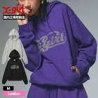 ��30%OFF SALE�ۥ��å��������� ��ǥ����� �ѡ����� xgirl �饤�󥹥ȡ��� ���� �ץ륪���С��ѡ����� �ȥåץ� ���ȥ꡼�ȿ͵��֥��� X-girl  | RHINESTONE CURSIVE LOGO SWEAT HOODIE��105254012008��