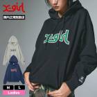 ��30%OFF SALE�ۥ��å��������� ��ǥ����� �ѡ����� xgirl �ߥ륺���� �ץ륪���С��ѡ����� �ȥåץ� ���ȥ꡼�ȿ͵��֥��� X-girl | MILLS LOGO LAYERED PATCH SWEAT HOODIE��105261012014��