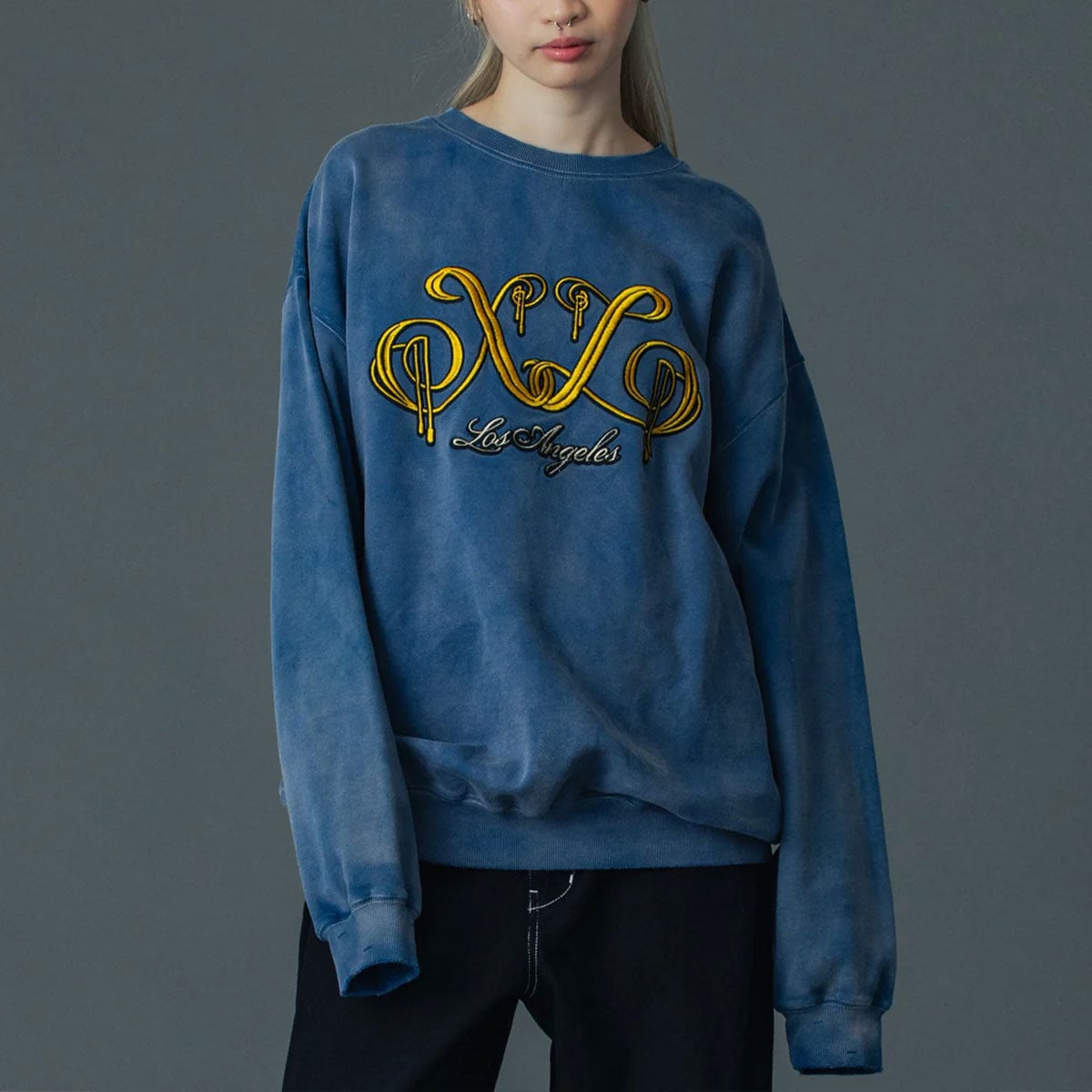 エクストララージ メンズ スウェット トレーナー トップス ロゴ 全2色