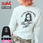 X-GIRL | ARCH LOGO AND FACE L/S TEE��105261011008��