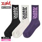 ��30%OFF SALE�� XGIRL | WIDE GOTHIC LOGO JACQUARD SOCKS��105261054001��