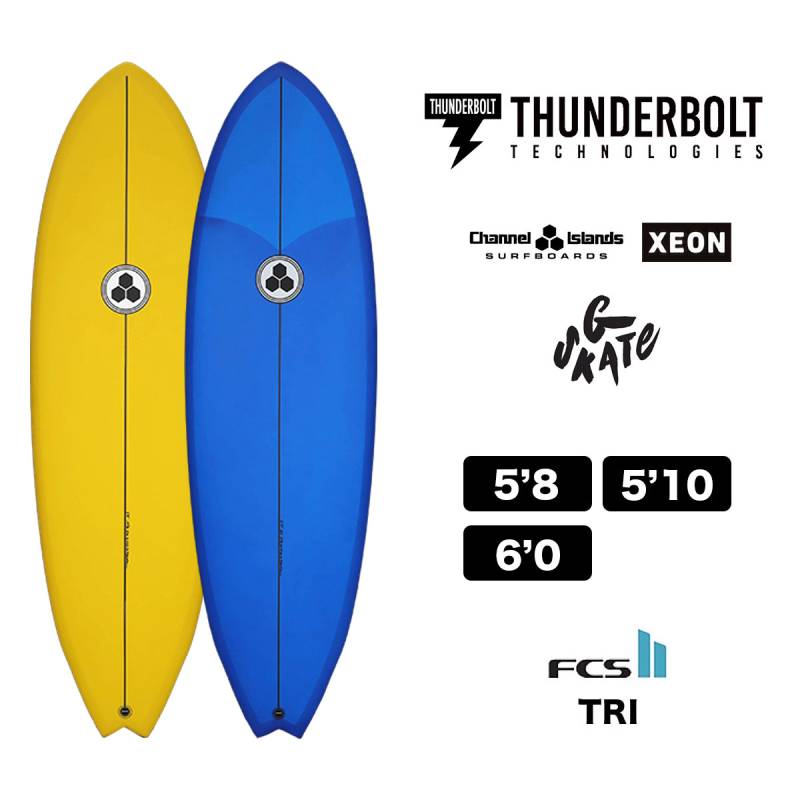 アルメリックTHUNDERBOLT Gskateショートボード EPS Channel Islands G SKATE サーフボード チャネルアイランズ ジー