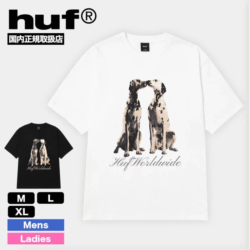 HUF ハフ Tシャツ メンズ DOGGED TEE TS02629 半袖Tシャツ プリントT
