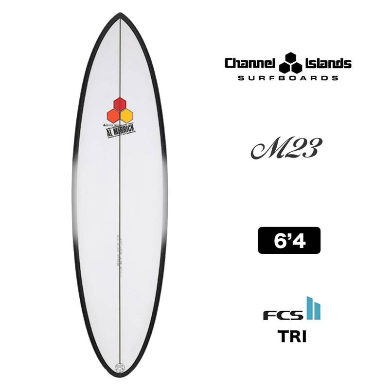 CHANNEL ISLANDS M23 サーフボード 6'4 FCS2 TRI ハイブリッド