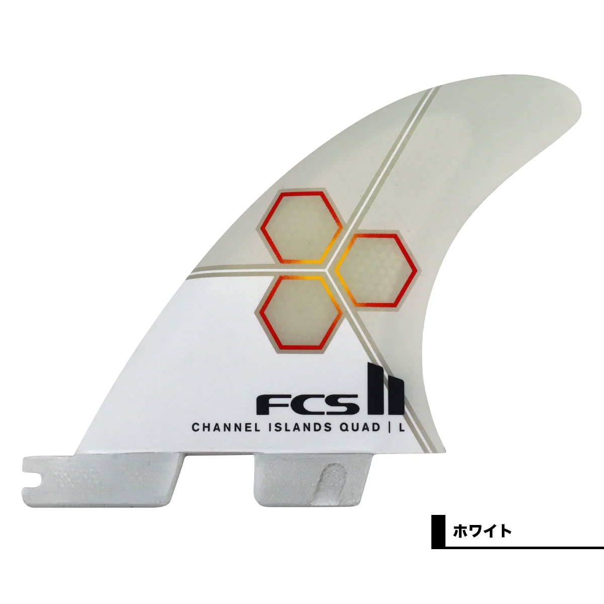 FCS2 CI フィン　Mサイズ FCS2 エフシーエスツー PC CI UPRIGHT チャネルアイランズサーフボード