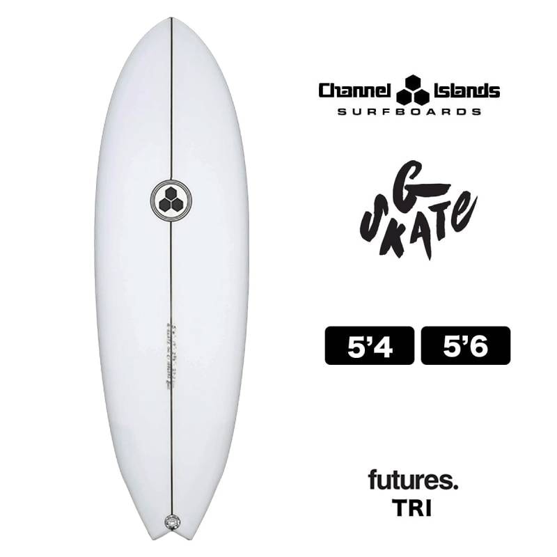 Channel s G Skate 5'8 2+1フィン付 CHANNEL ISLANDS G SKATE サーフボード ジースケート スワローテール