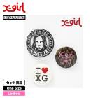 X-GIRL  | BUTTON BADGE SET��105262054015��
