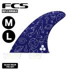 FCS2 | FCS II Channel Islands Solution PC Quad Rear Fin Set��FCIM-PC05-MD-RS-R / FCIL-PC05-LG-RS-R��