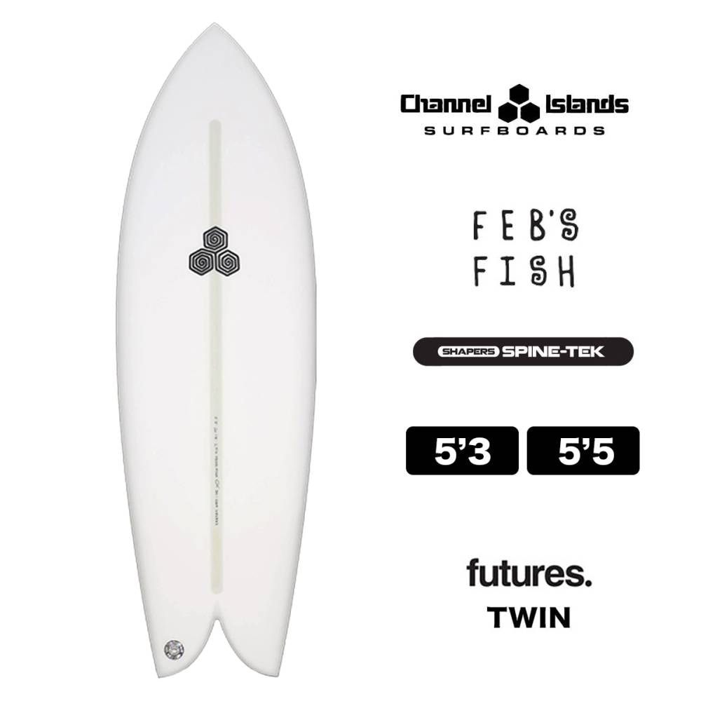 Channel Islands surfboards | FEB'S FISH SPINE-TEK��EPS��