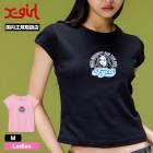X-GIRL  | FACE AND LOGO PATCH S/S BABY TEE��105263011016��