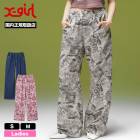 X-GIRL  | FACE LABEL POCKET EASY PANTS��105263031005��