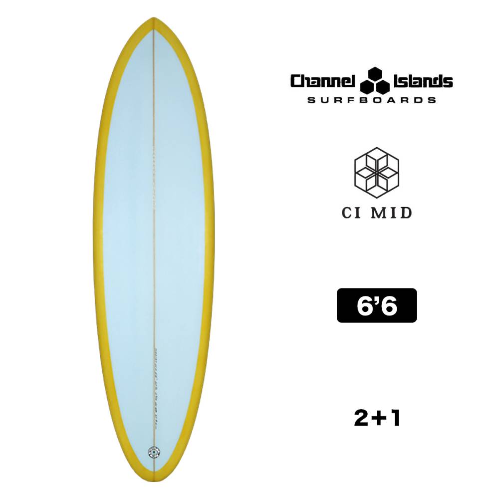 【手渡し限定】Channel s CI MID 6'6 Channel Islands surfboard | CI MID 6'6【PU】