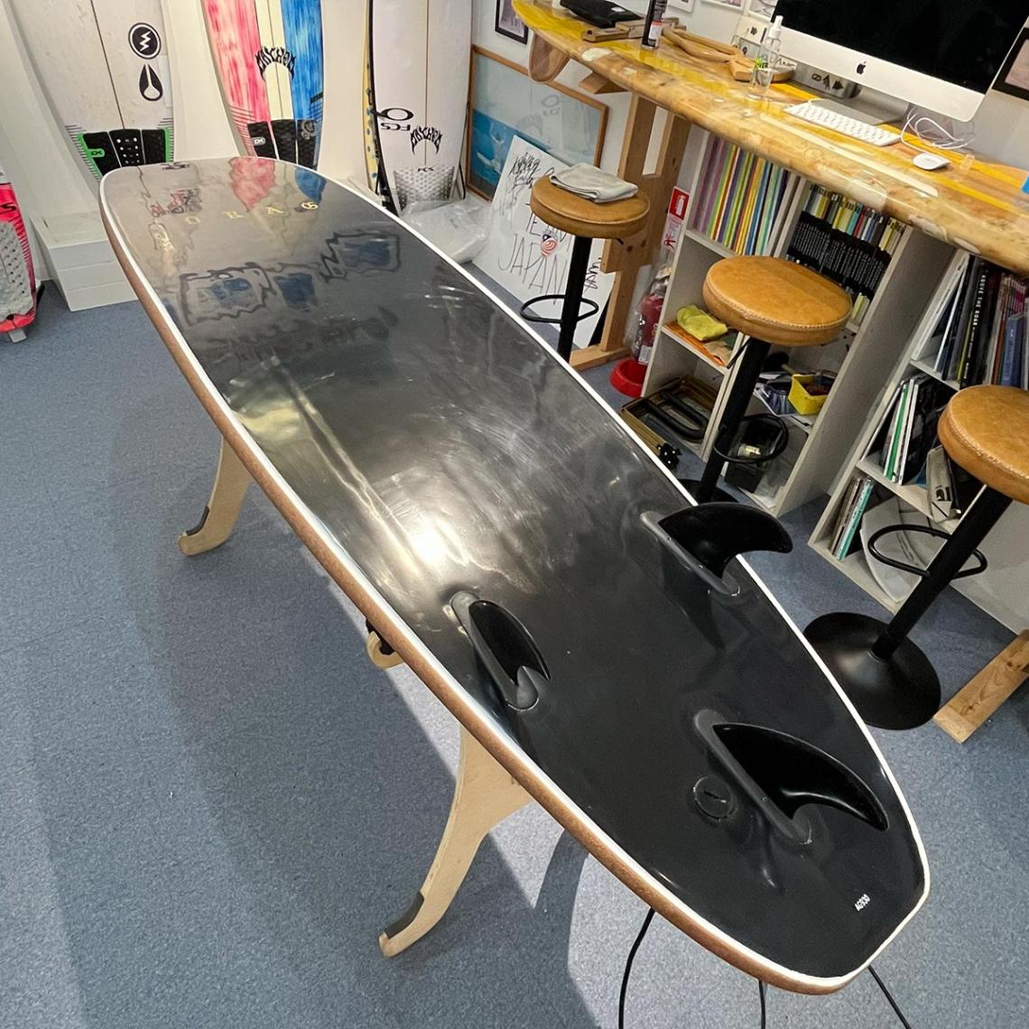 中古 DRAG SOFTBOARD 7'0 72L ソフトボード FIN・リーシュ付属 初心者