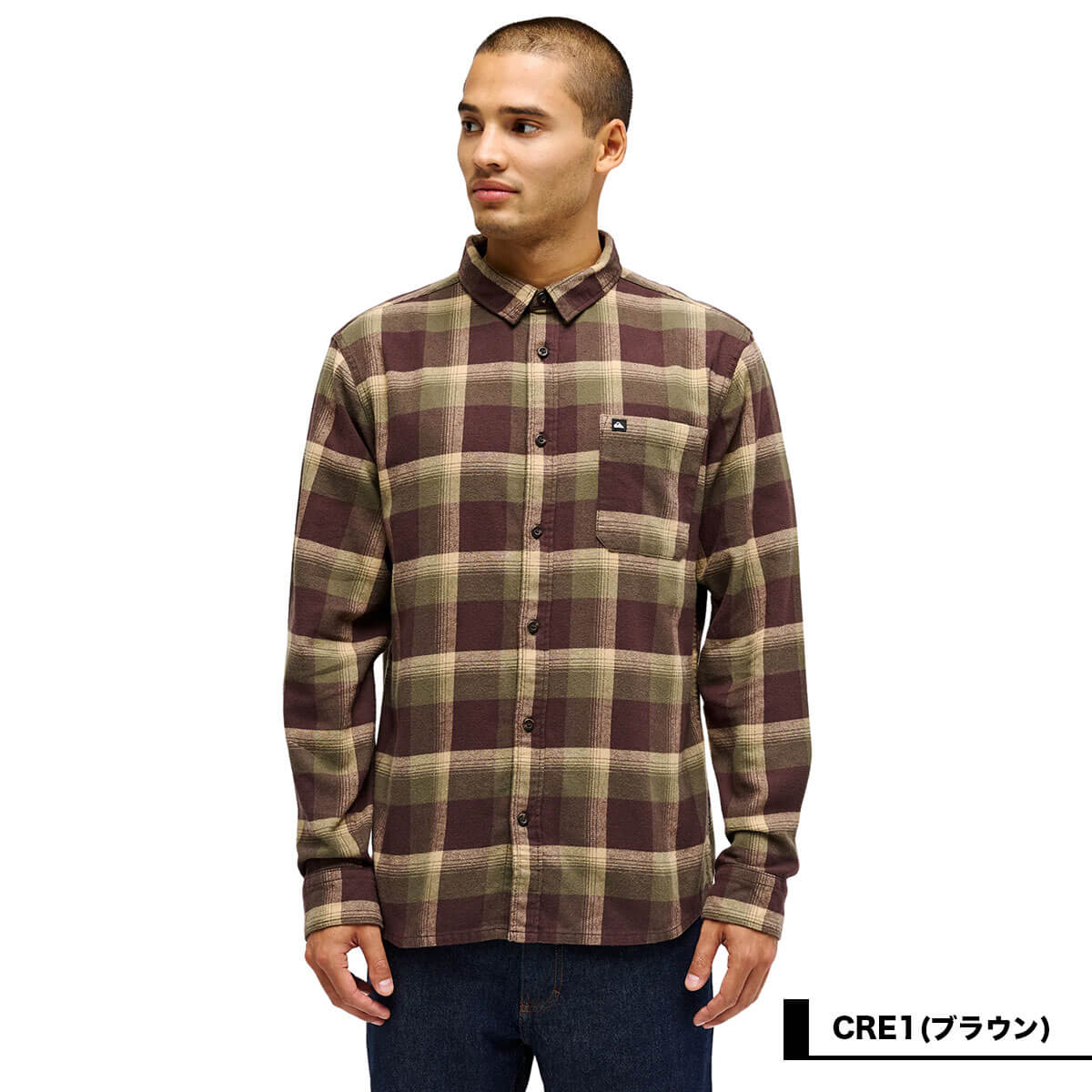 QUIKSILVER クイックシルバー MOTHERFLY PLAID LS メンズ 長袖シャツ