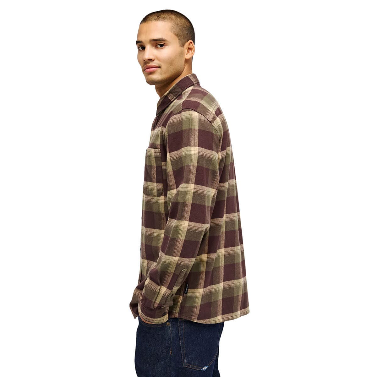 QUIKSILVER クイックシルバー MOTHERFLY PLAID LS メンズ 長袖シャツ
