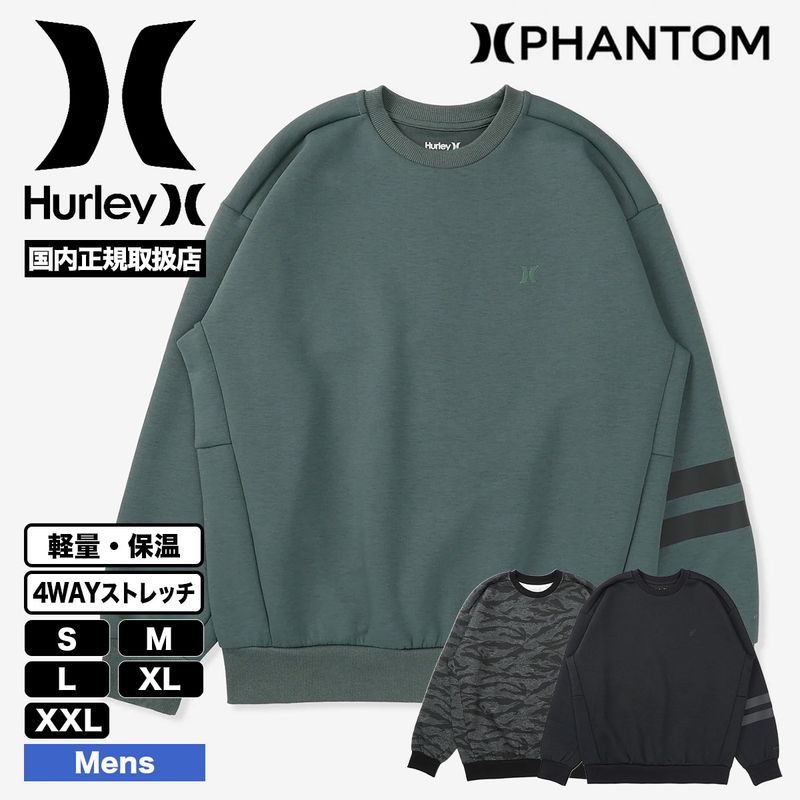 HURLEY  |  PHANTOM SWEAT BLOCK PARTY OVERSIZEDCREW��MUFL262005��