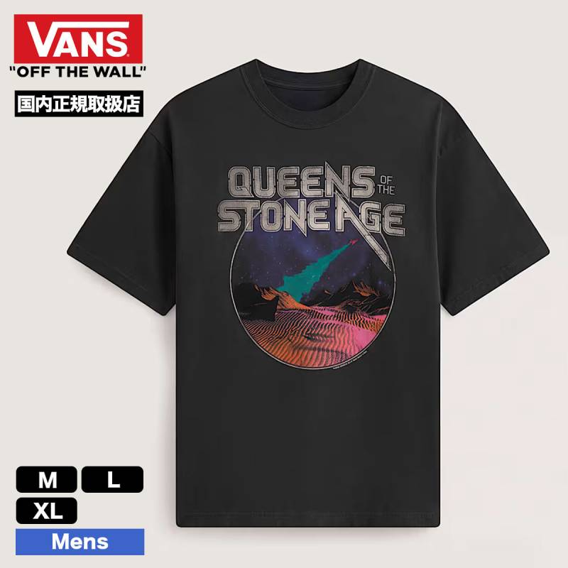 最終価格　セーラームーン　VANS 半袖シャツ Mサイズ VANS ヴァンズ Queens of the Stone Age T-Shirt VN00134VEMV メンズ