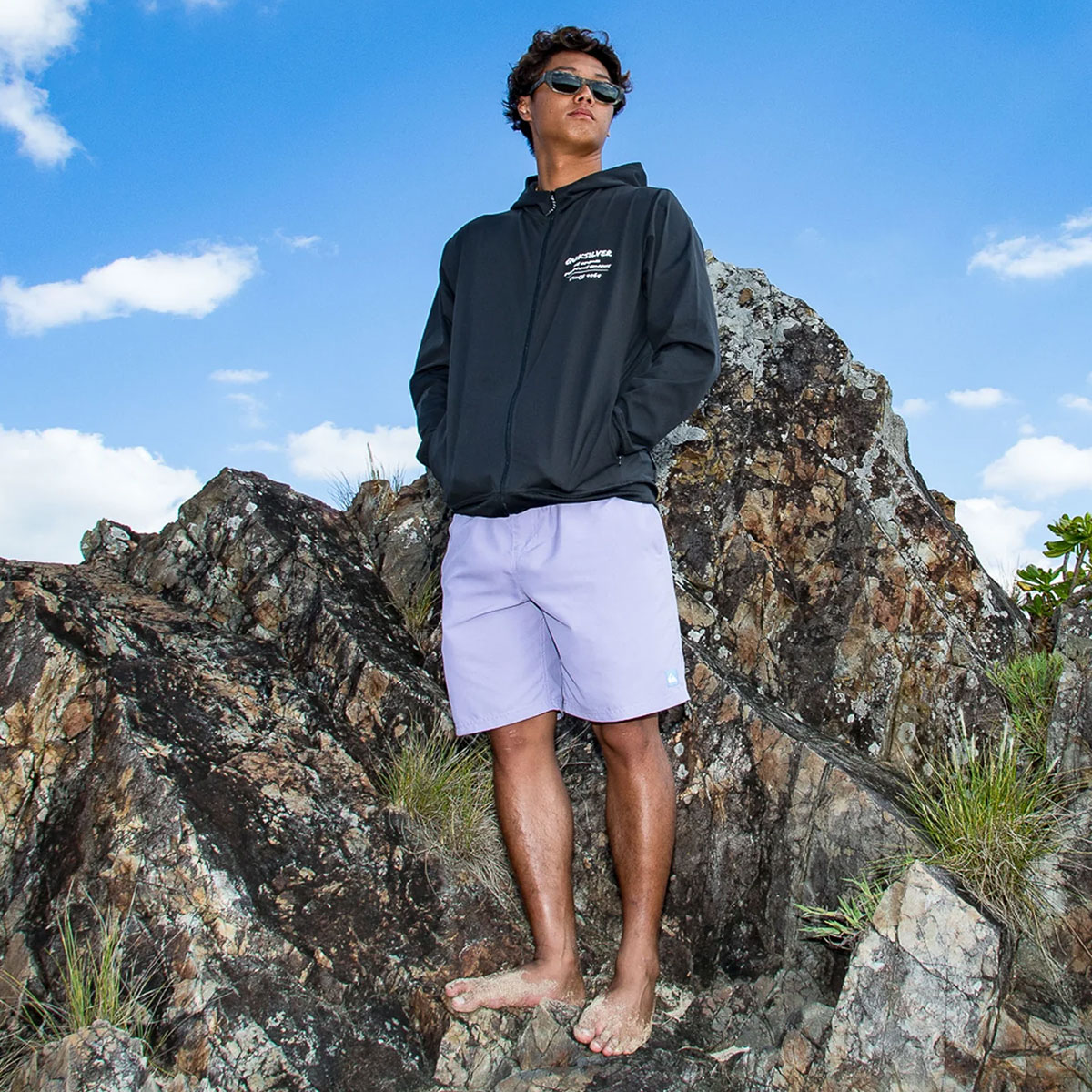 QUIKSILVER | HAND DRAWN HOODIE��QLY261004��