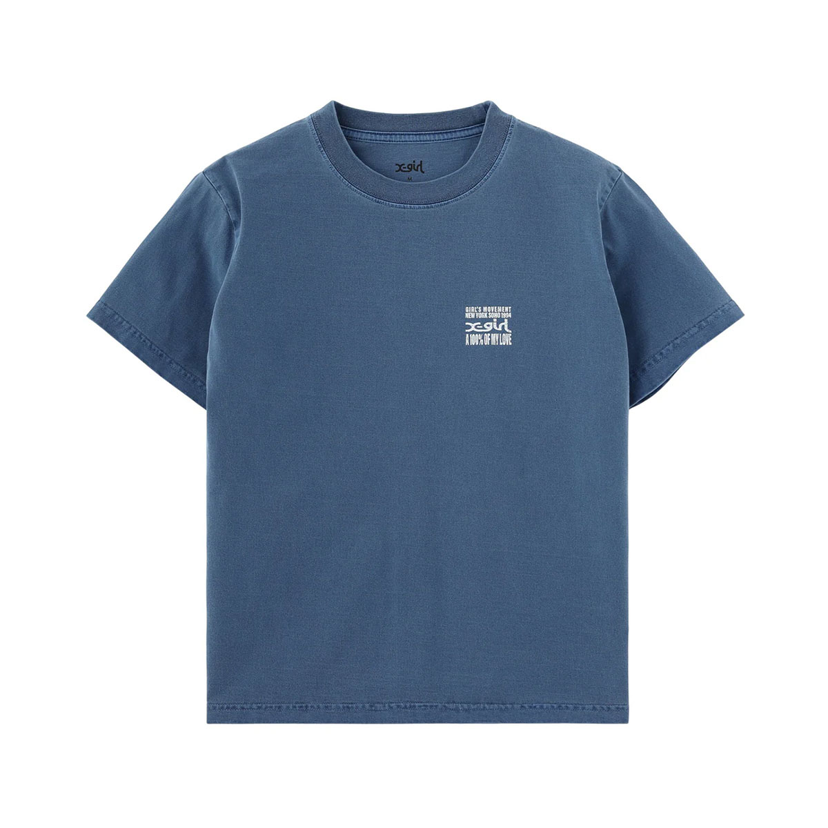 X-GIRL  | FADED HARD COLORS BOX LOGO S/S TEE��105262011034��