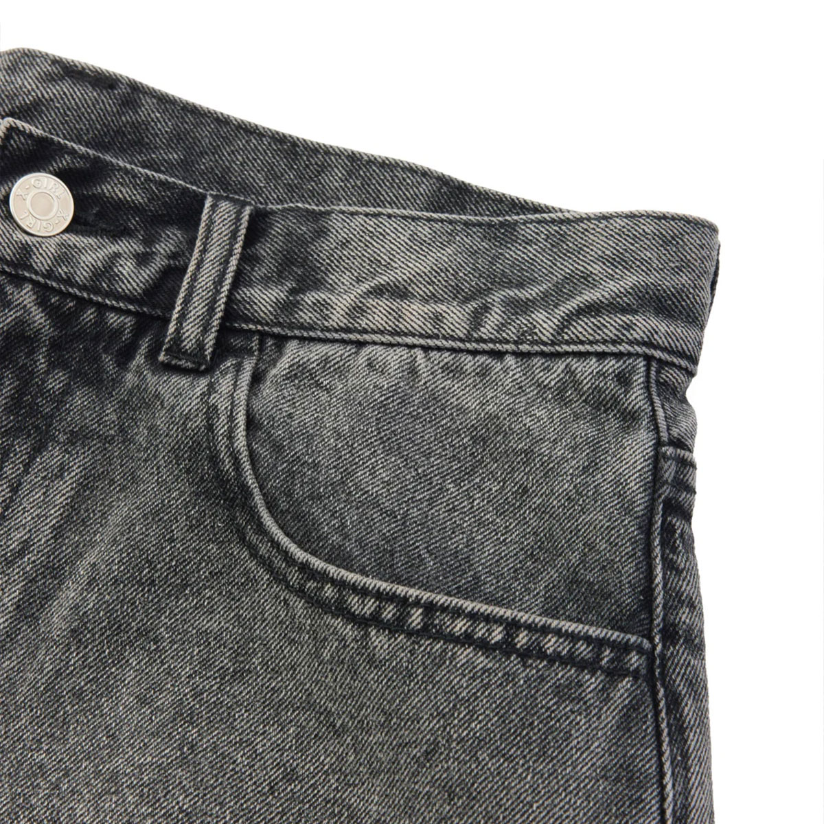 X-GIRL  | EMBLEM POCKET DISTRESSED DENIM SHORTS��105263031008��