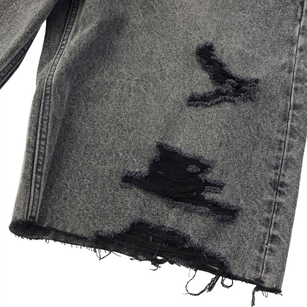 X-GIRL  | EMBLEM POCKET DISTRESSED DENIM SHORTS��105263031008��