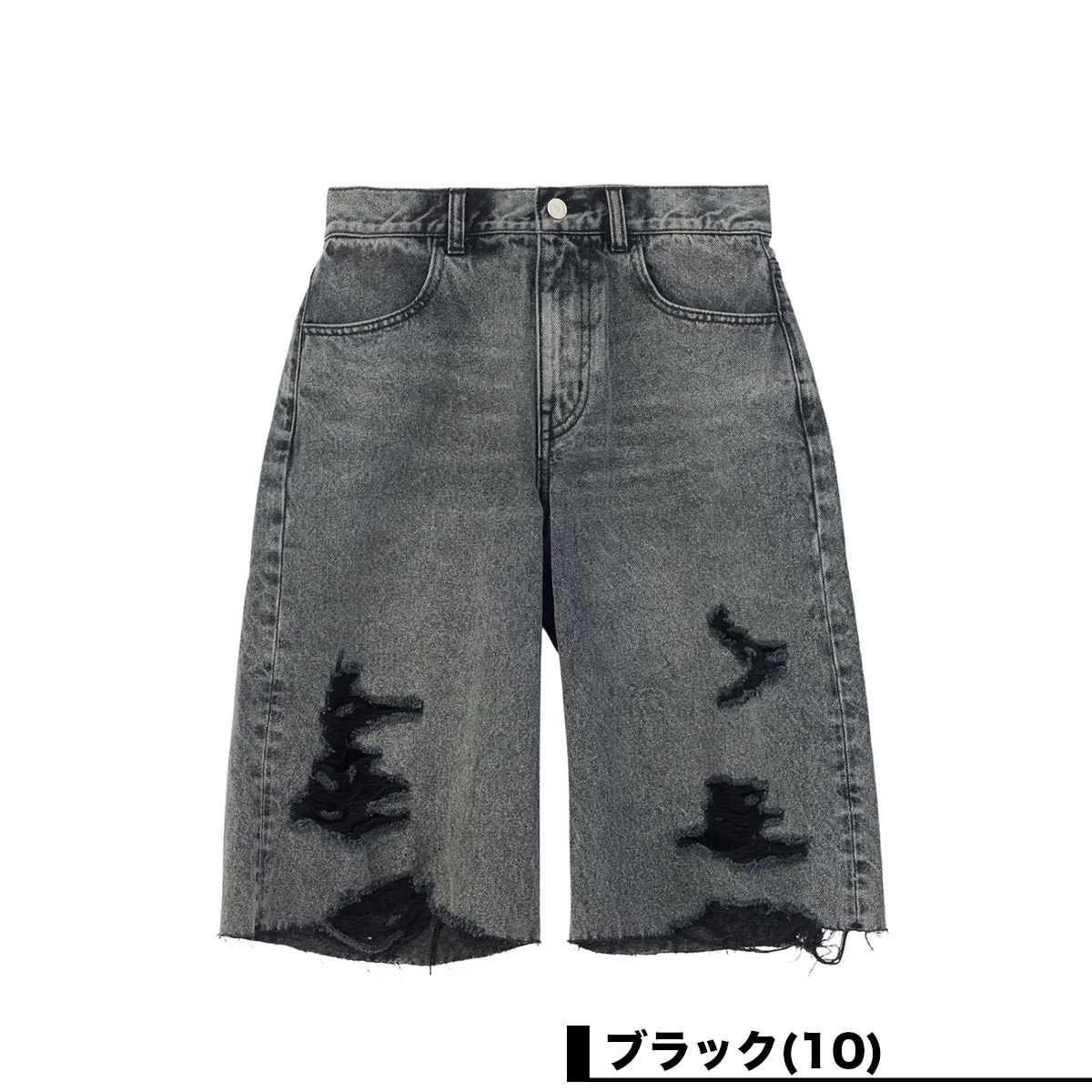 X-GIRL  | EMBLEM POCKET DISTRESSED DENIM SHORTS��105263031008��