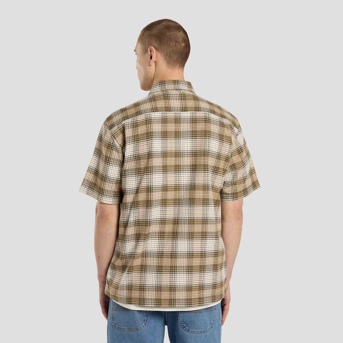 DICKIES �ǥ��å�����  �������ȥܡ��ǥ��� ��� Ⱦµ����� �����å� �ޥ���������������� ���������� �͵��֥��� | MA CHECK WORK SHIRTS��DK0A8674��