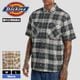 DICKIES �ǥ��å�����  �������ȥܡ��ǥ��� ��� Ⱦµ����� �����å� �ޥ���������������� ���������� �͵��֥��� | MA CHECK WORK SHIRTS��DK0A8674��