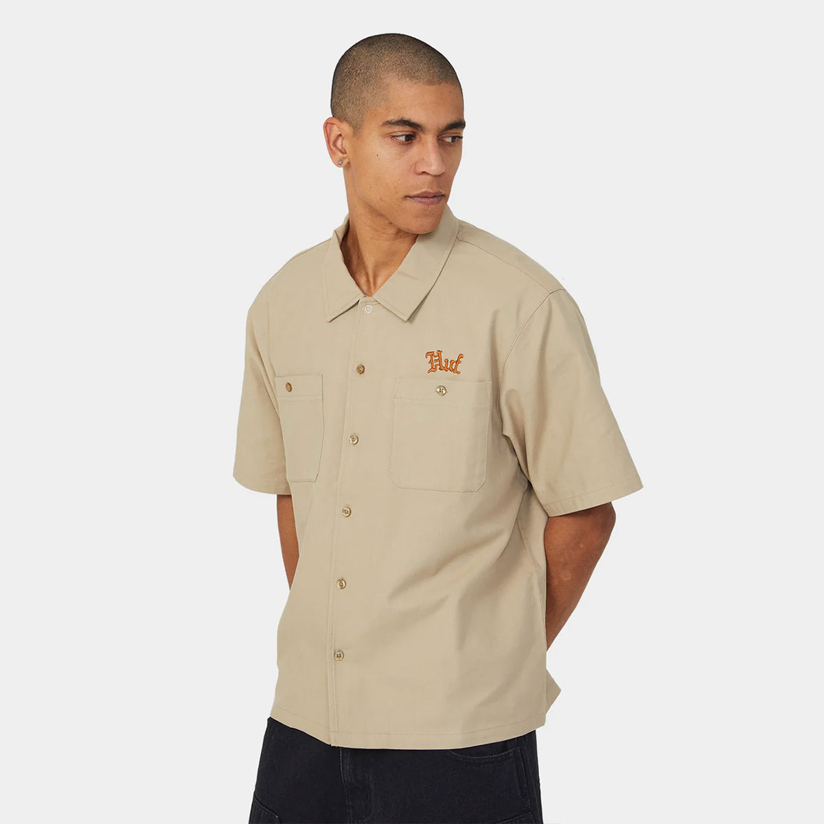 huf | FANTASIES WORK SHIRT��BU00267��