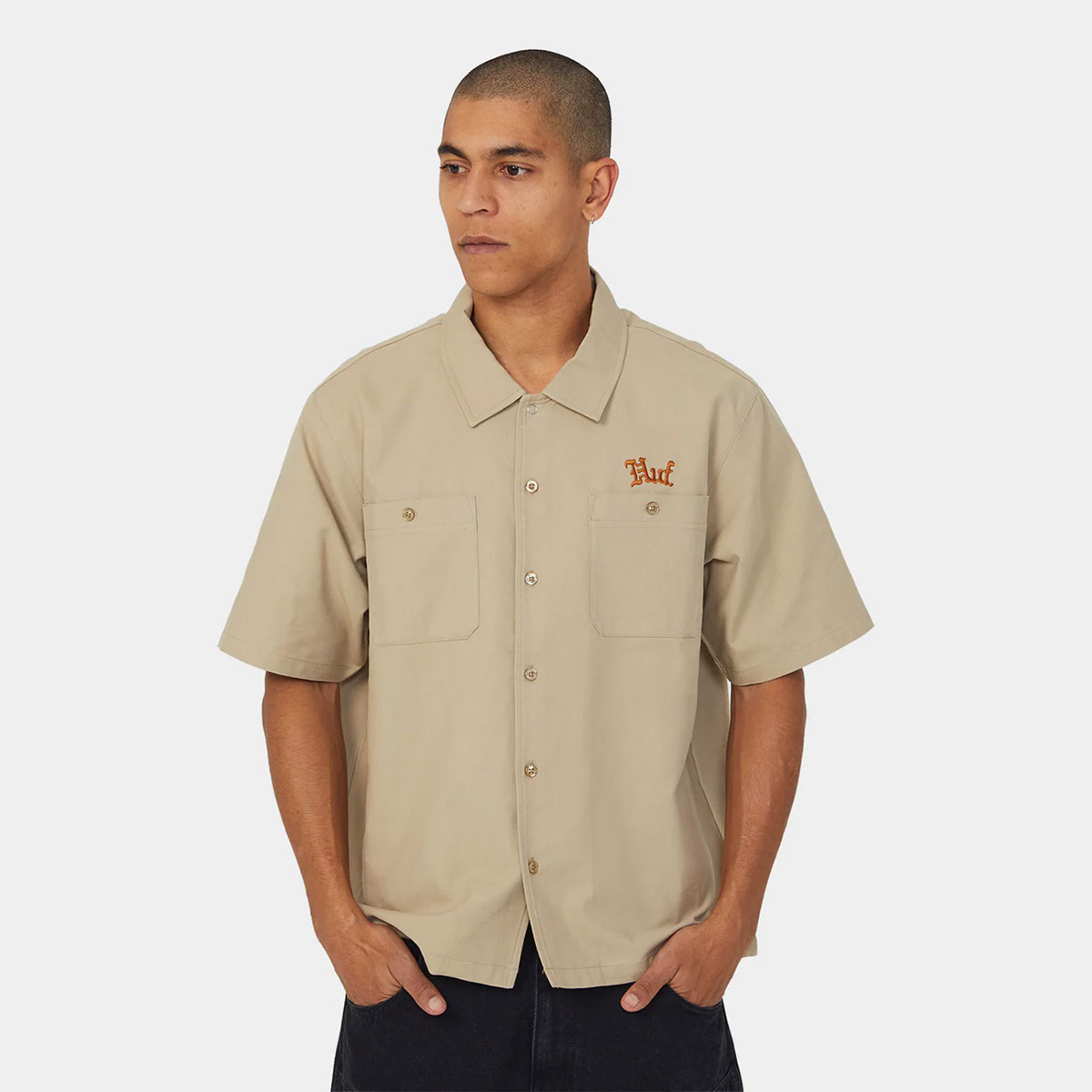 huf | FANTASIES WORK SHIRT��BU00267��