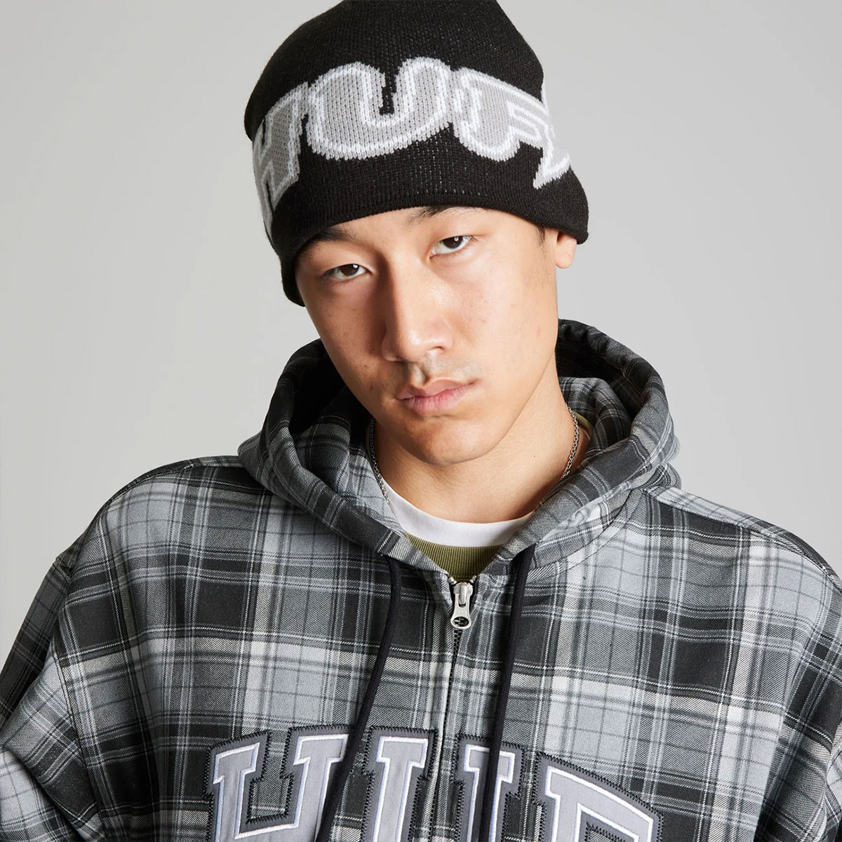 HUF  | GALAXY SKULL BEANIE��BN00196��