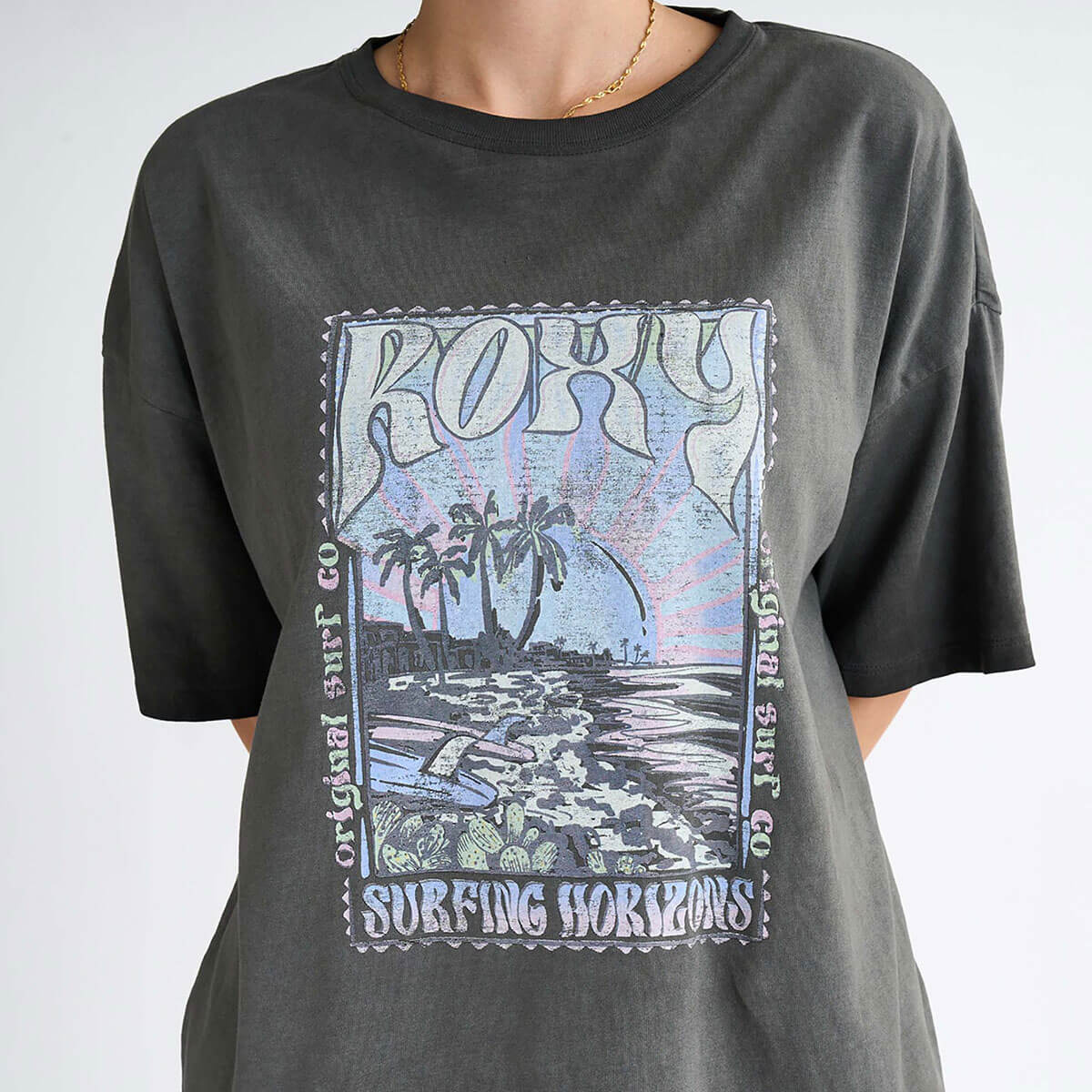 30%OFF ۥ ǥ ȾµT Tĥԡ СT ߥ˥ ȥåץ S M L ե  ͵ ֥ ROXY  | Roxy SURFING HORIZONSRST251074