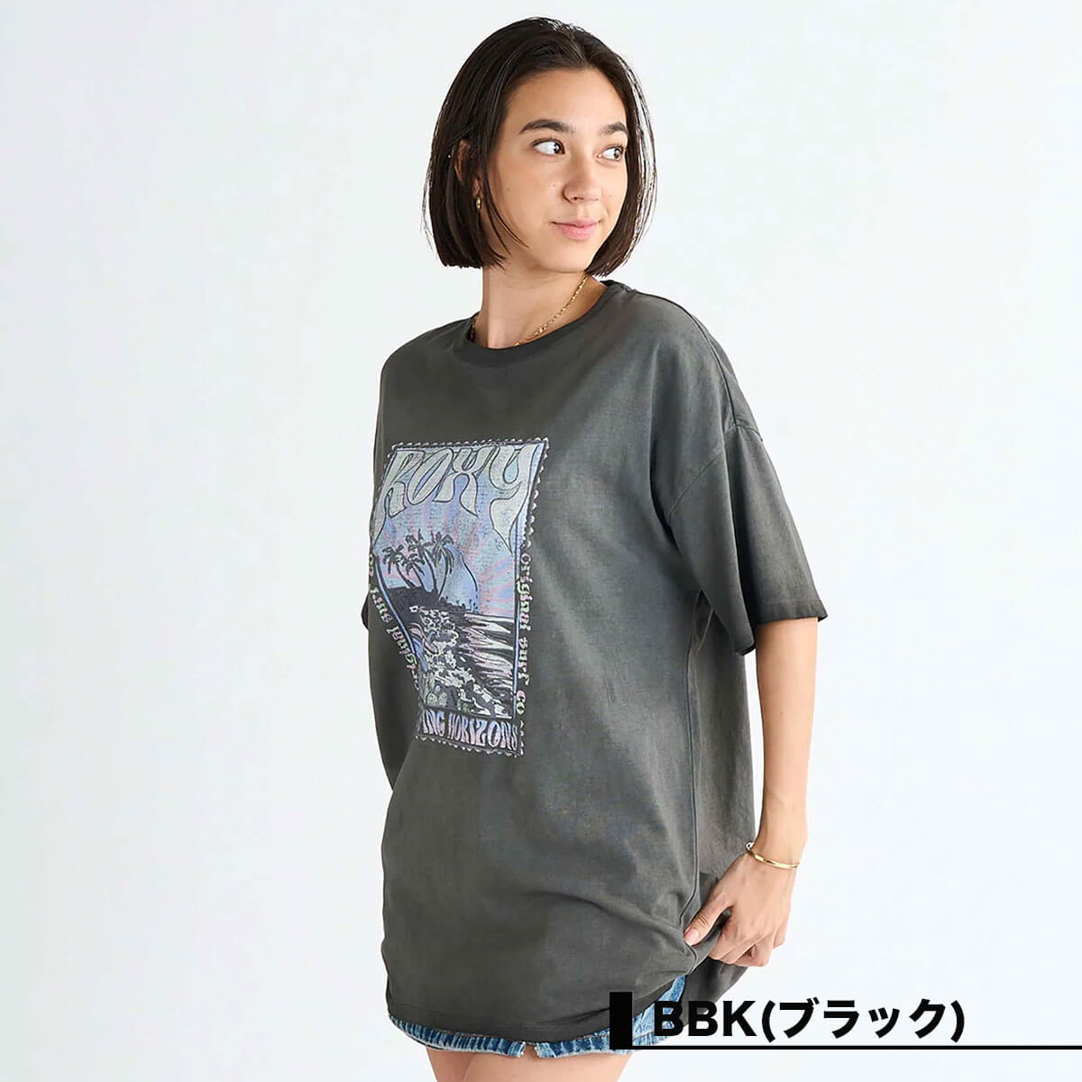 30%OFF ۥ ǥ ȾµT Tĥԡ СT ߥ˥ ȥåץ S M L ե  ͵ ֥ ROXY  | Roxy SURFING HORIZONSRST251074