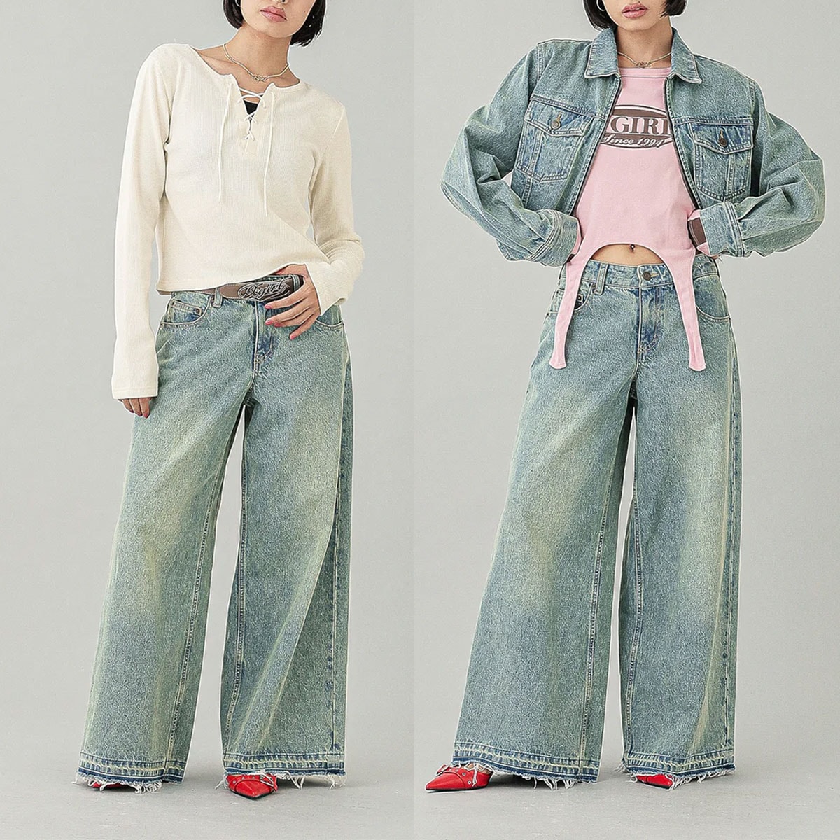 ��20%OFF ���ե�����ۥ��å��������� �ǥ˥�ѥ�� M �����饤�� �롼�����륨�å� ���åȥ��� ��2�� ���ȥ꡼�ȿ͵��֥��� X-GIRL ���� | LOW RISE OVERDYED DENIM PANTS��105251031003��