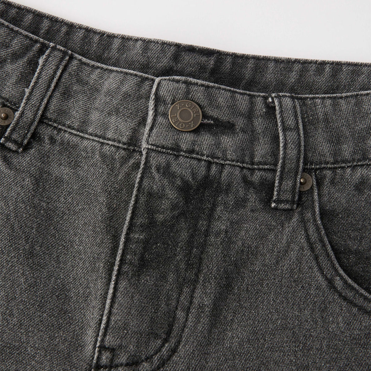 ��20%OFF ���ե�����ۥ��å��������� �ǥ˥�ѥ�� M �����饤�� �롼�����륨�å� ���åȥ��� ��2�� ���ȥ꡼�ȿ͵��֥��� X-GIRL ���� | LOW RISE OVERDYED DENIM PANTS��105251031003��