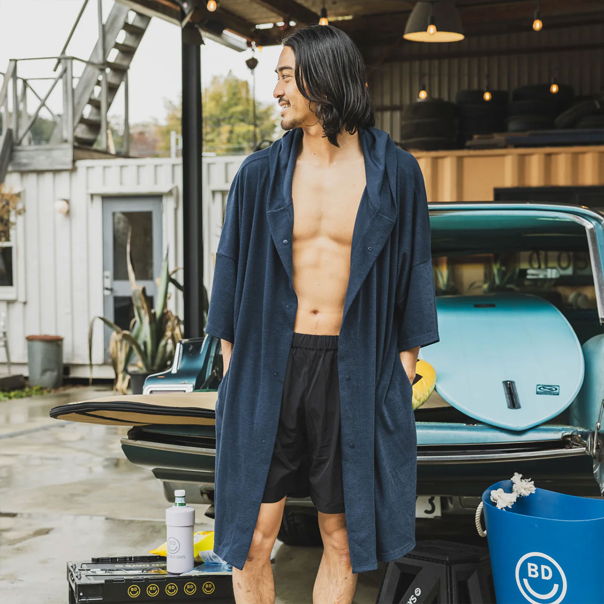 BEACHED DAYS | SURFROBE PONCHO��BY790049��