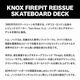 Santa Cruz | KNOX FIREPIT REISSUE SKATEBOARD DECK 10.07inc��11117599-164942��