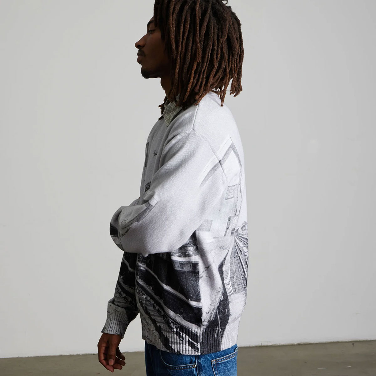 HUF  | TAKING THE LEAP SWEATER��KN00607��