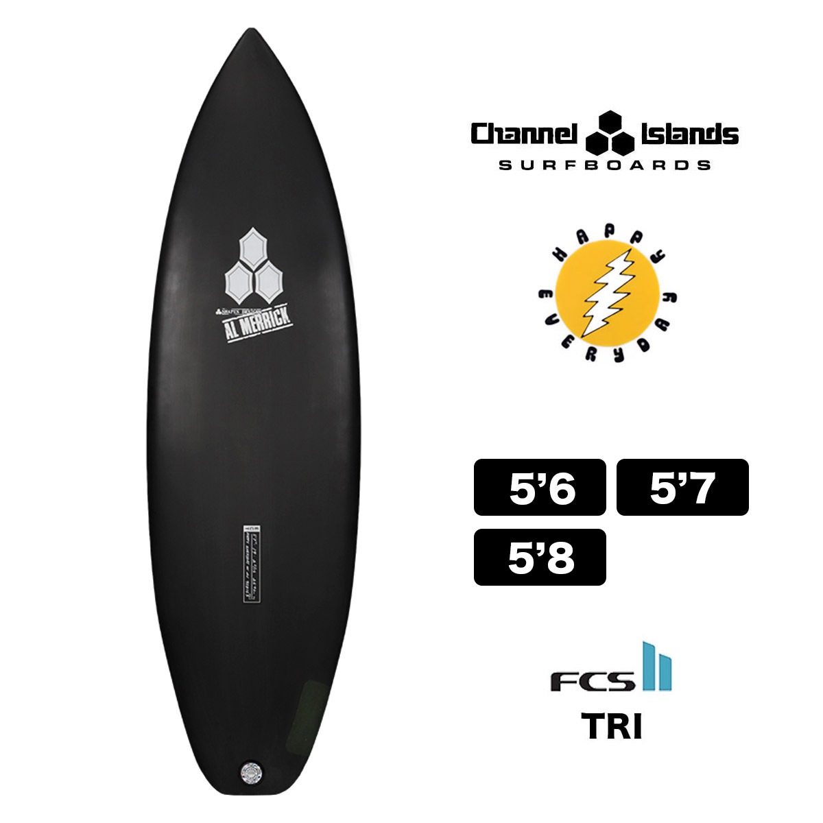 AL MERRICK HAPPY EVERYDAY ショートボード 5'6