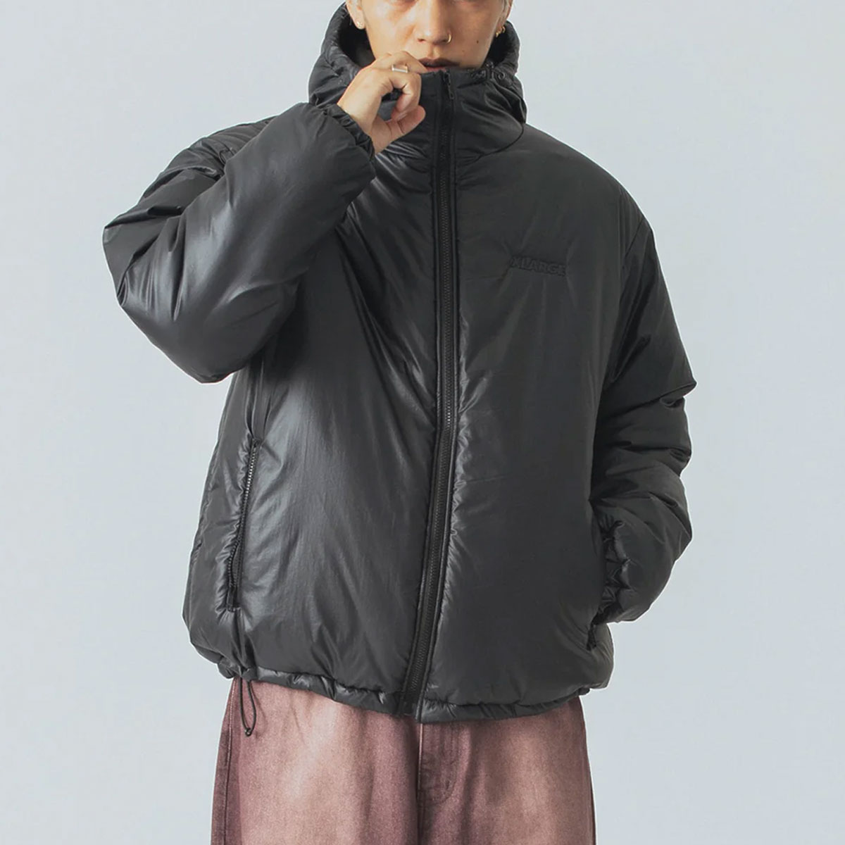 40%OFF ۥȥ顼  ѥե㥱å  ʥ  ƥå 2 L XL ͵ ֥ XLARGE   | QUILTING LOGO HOODED PUFFER JACKET1012440210040tr