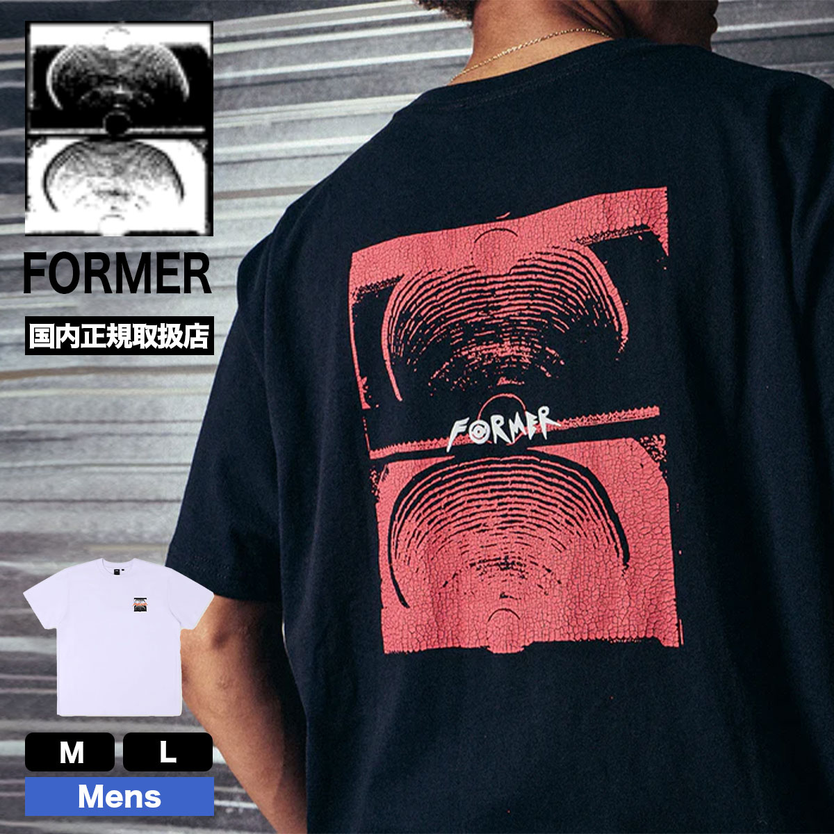 ��20%OFF ���ꥹ�ޥ�������ۥե����ޡ� ��� ȾµT����� �ɥ����� �����T �ȥåץ� ���� �Хå��ץ��� M L �����ե��� �����ȥɥ� �͵� �֥��� FORMER ���� 2025 �����FTE-25204��