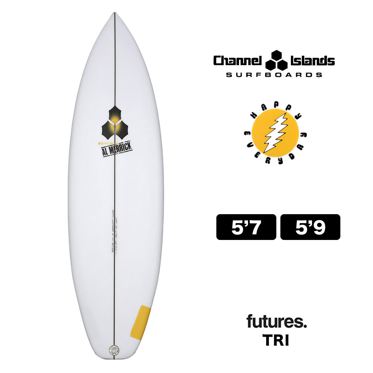 HappyEveryday ハッピーエブリデイ5'7\" US アルメリック AL MERRICK Happy Everyday 5'7 ハッピーエブリデイ 新品