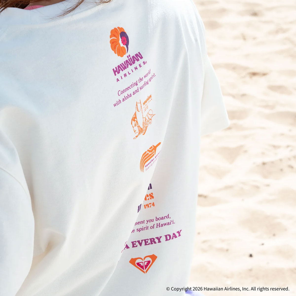 ROXY | ROXY x HAWAIIAN AIRLINES TEE��RLY262023��