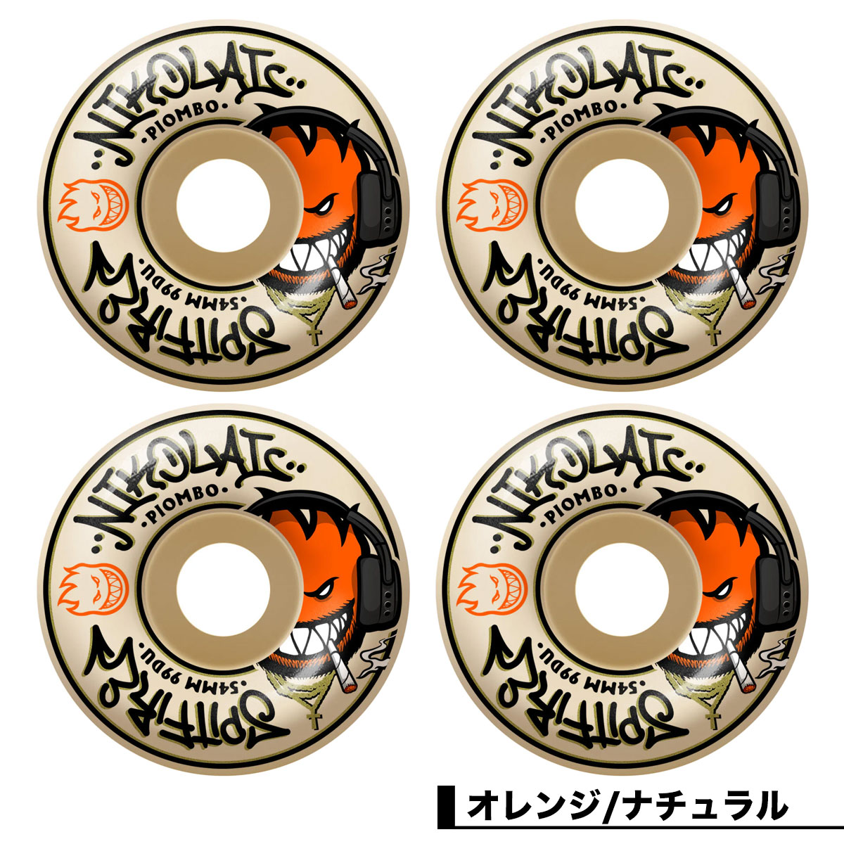SPITFIRE WHEELS | Formula Four 99D Nikolai Piombo Pro Edition 54mm��21110408NP54��