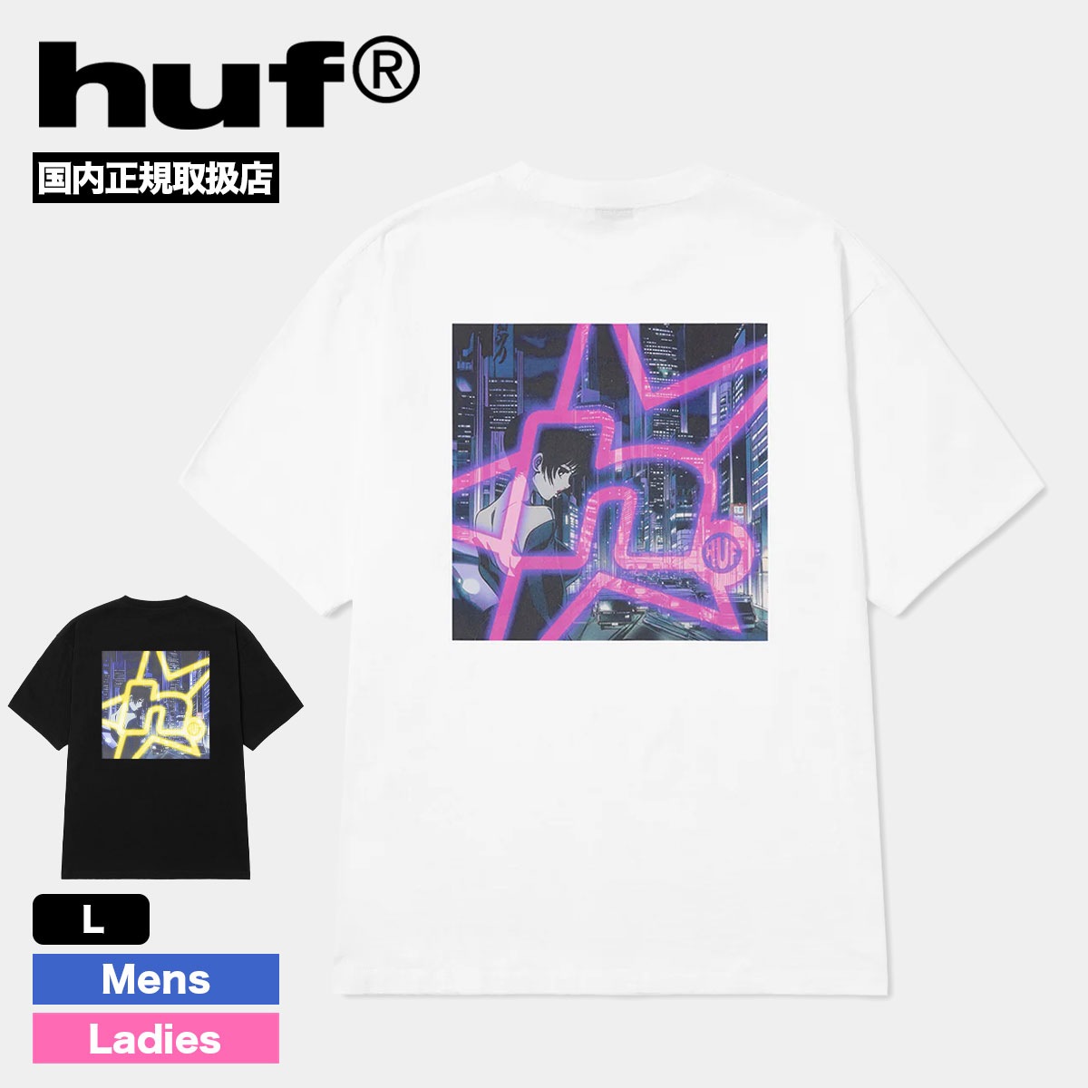 HUF | CYBERPUNK TEE��TS02692��