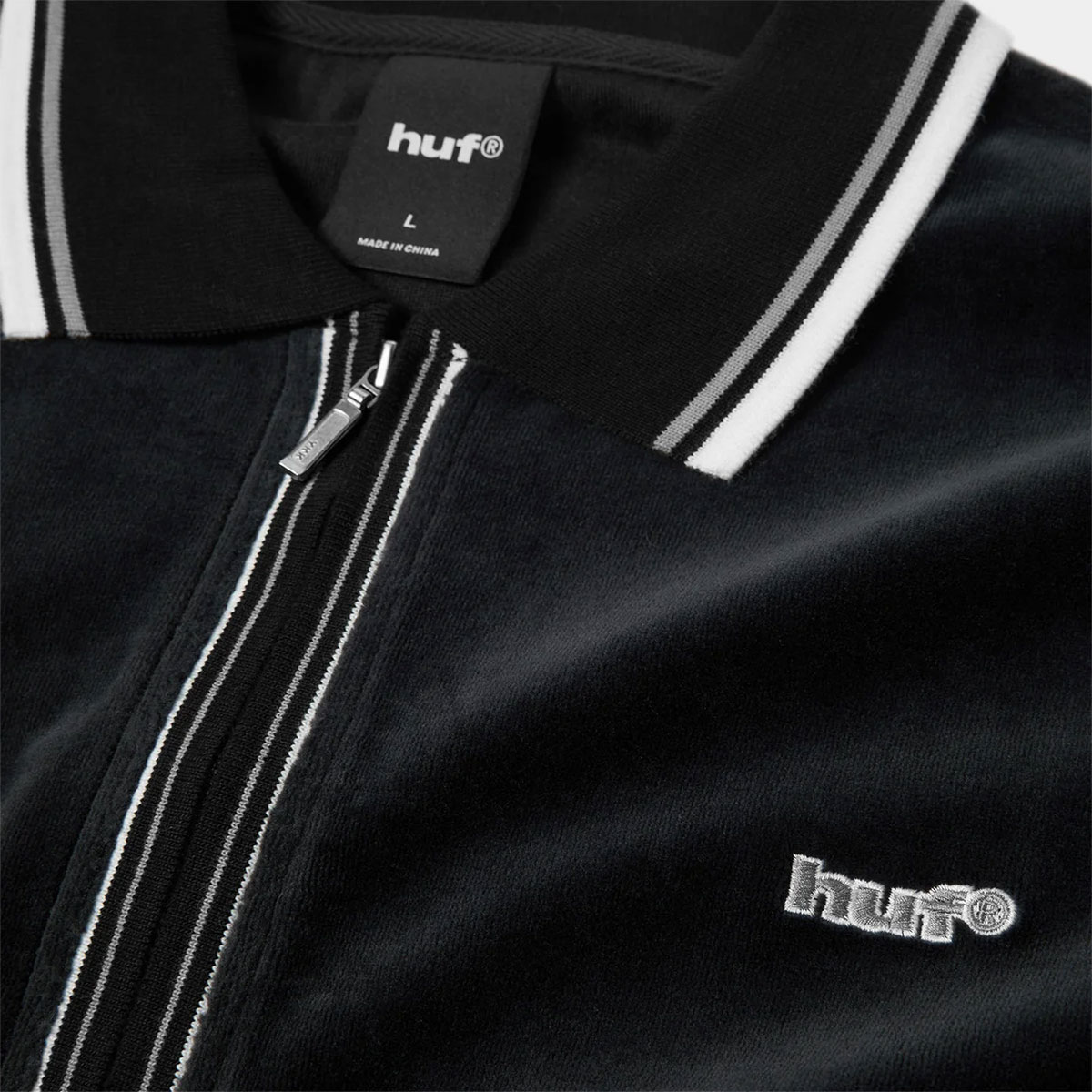 HUF  | PARKER VELOUR LS POLO��KN00609��