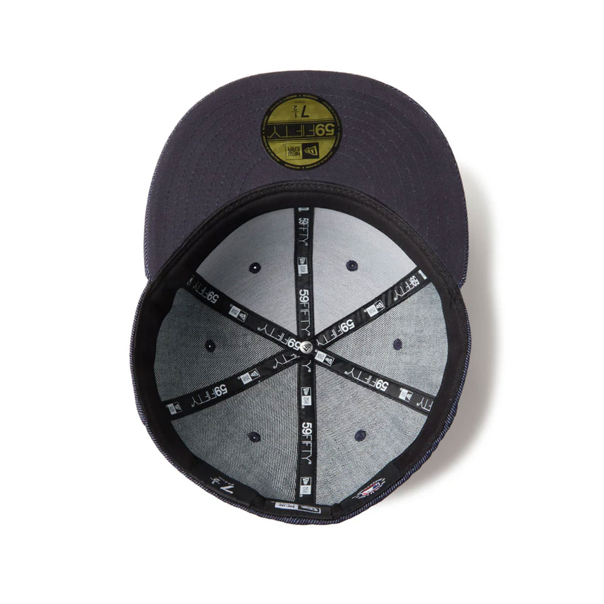 �˥塼���� ����å� ��� ˹�� MLB �ɥ��㡼�� ��󥭡��� �ǥ˥� ��2�� 7 3/8(58.7cm) �͵��֥��� NEW ERA  newera | 59FIFTY Denim��1466818��