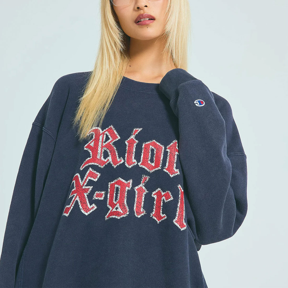 ���å��������� �����ԥ��� �������å� �ȥ졼�ʡ� �ȥåץ� ��ǥ����� �����С������� ���ԡ��� M ���ȥ꡼�ȿ͵��֥��� X-GIRL ���� 2025 ���� | X-girl �� Champion��105254012022��