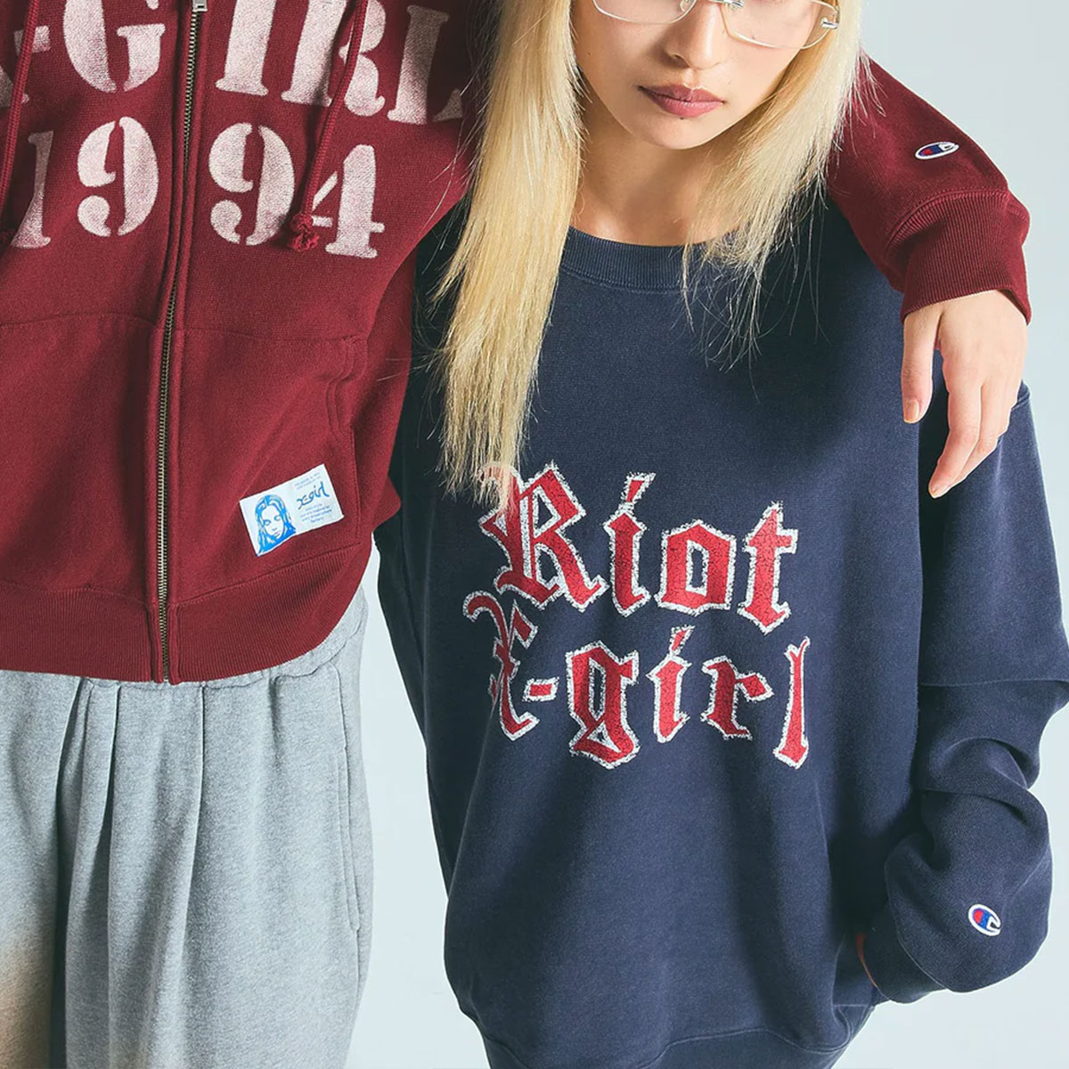 ���å��������� �����ԥ��� �������å� �ȥ졼�ʡ� �ȥåץ� ��ǥ����� �����С������� ���ԡ��� M ���ȥ꡼�ȿ͵��֥��� X-GIRL ���� 2025 ���� | X-girl �� Champion��105254012022��