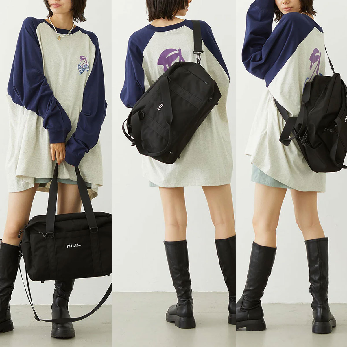 �ߥ륯�ե��� ��ǥ����� ����T Ĺµ T����� �ӥå�T �����С������� �饰��� ������ �������� ���� ��2�� �͵��֥��� MILKFED. �����103261013003��